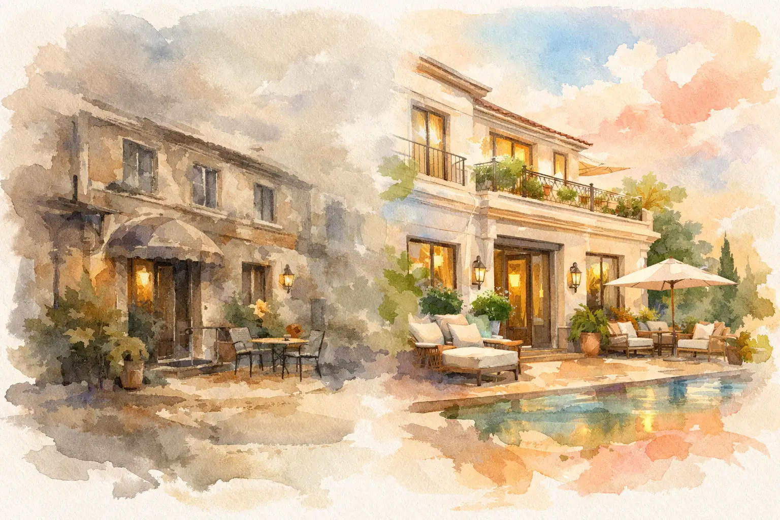 Boutique Hotel Rebrand Before and After Results